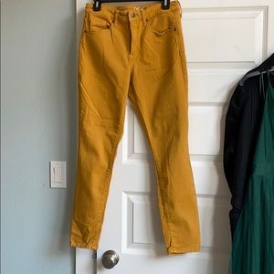 Mustard colored jeans